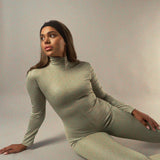 IN STOCK - Hologram Matcha Jersey Catsuit