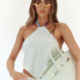 Mint Terry Towelling Skirt Set