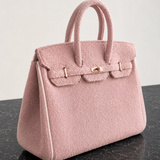 Dusky Pink Terry Towelling Bag