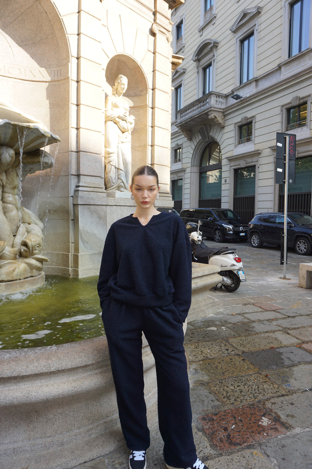 Uniform Boucle Trousers