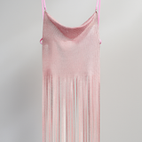 Pink Hologram Chainmail Top