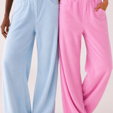 Baby Blue Terry Towelling Trousers