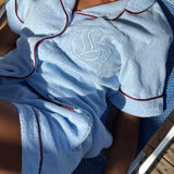 Baby Blue Terry Towelling Set