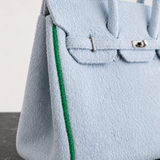 Baby Blue Terry Towelling Bag
